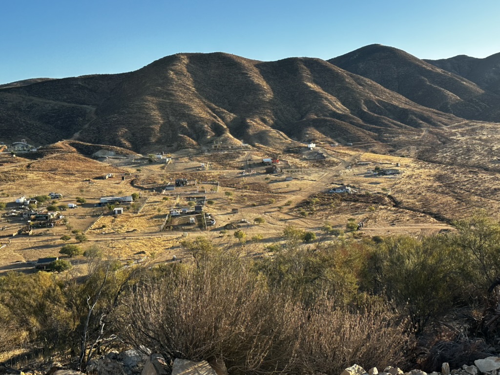 Dry mountain valley